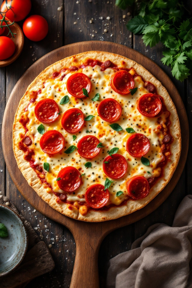 recette pizza tortilla