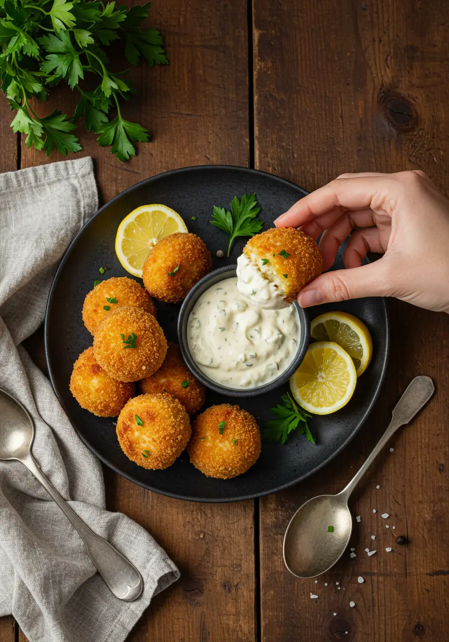 Croquettes de Crabe : Recette facile et Rapide