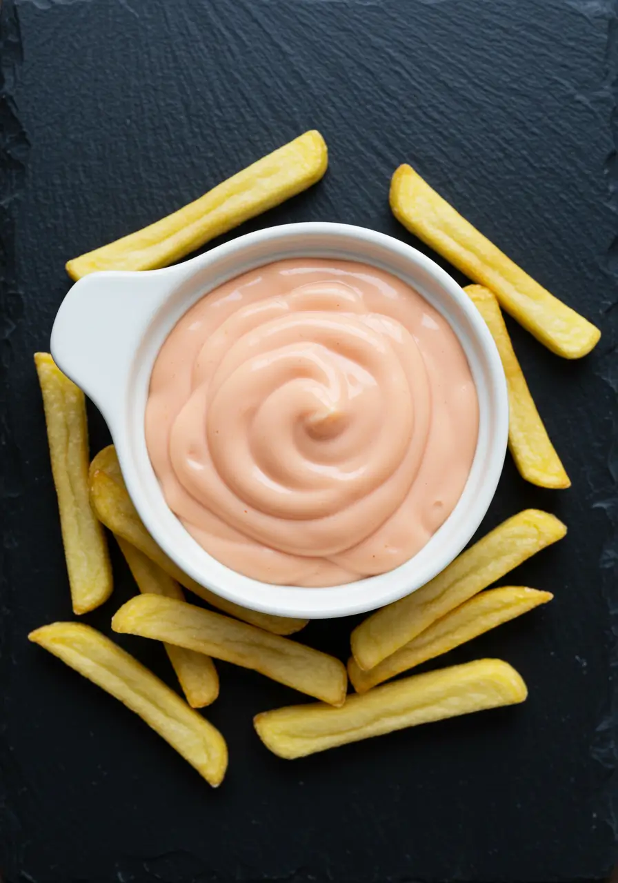 Sauce ketchup mayonnaise