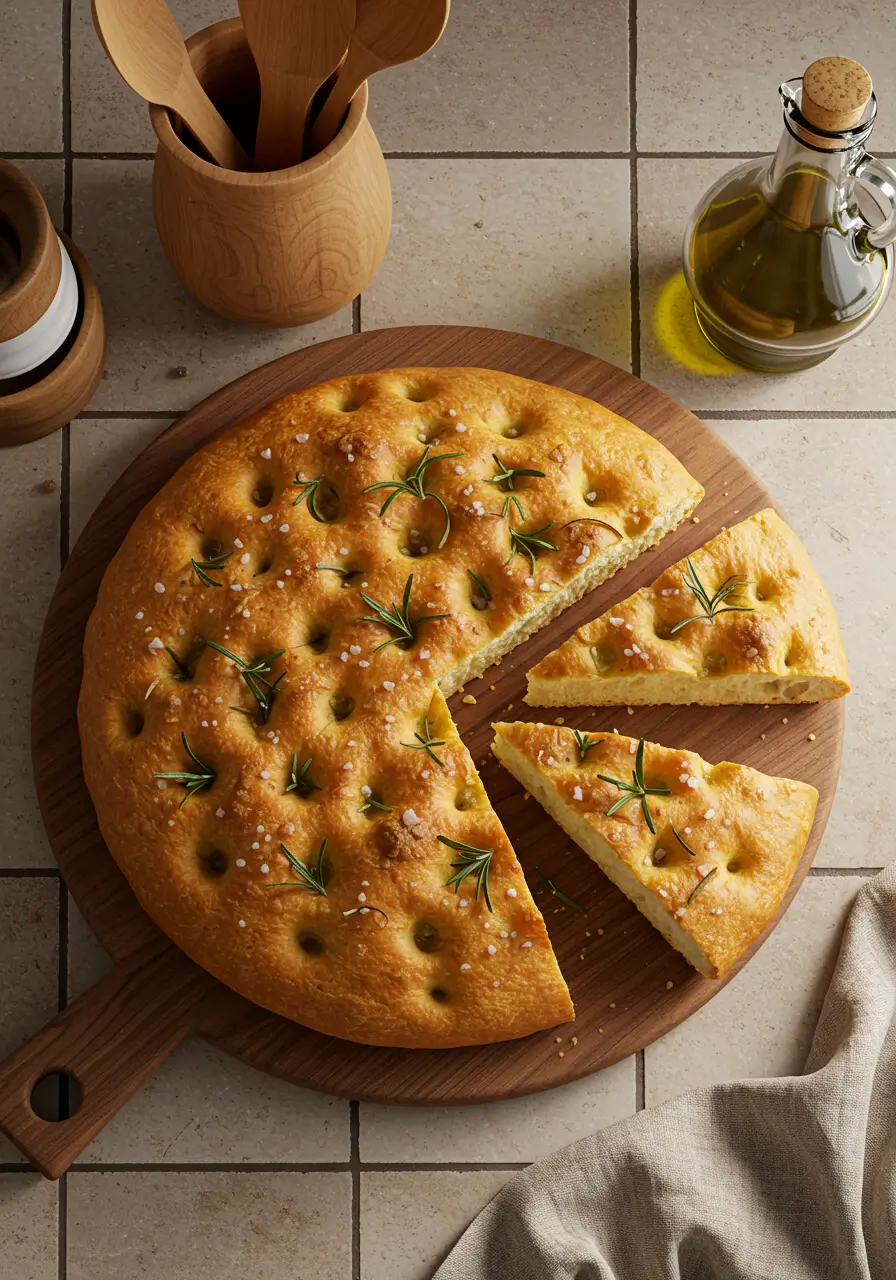recette focaccia italienne traditionnelle