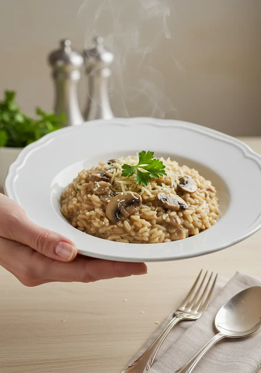 risotto aux champignons