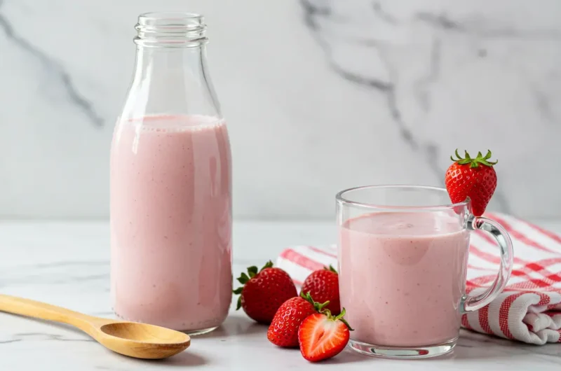 Lait à la fraise : 3 astuces pour une texture parfaite