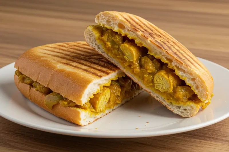 Panini au poulet curry parfait en 5 étapes