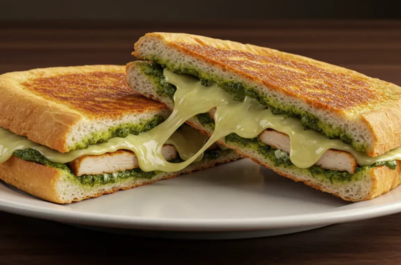 Panini au poulet et pesto en 10 minutes