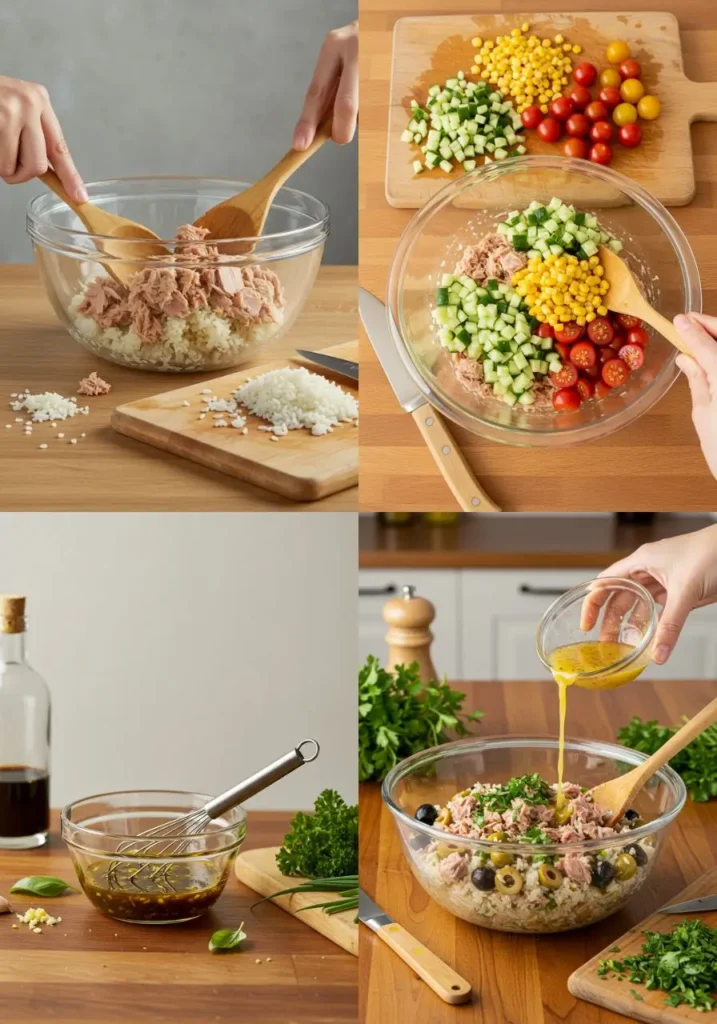 Salade de riz thon