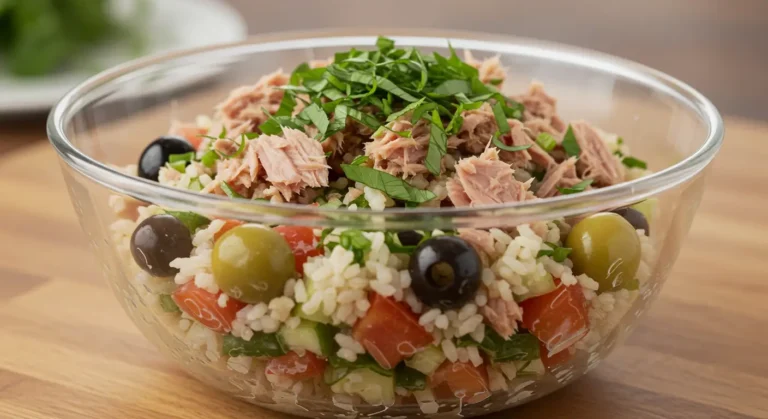 Salade de riz thon