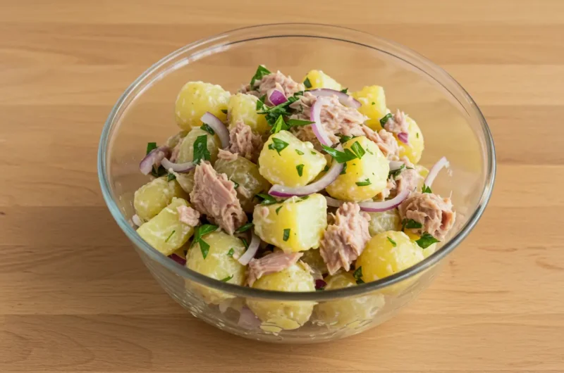 Salade pomme de terre thon facile en 5
