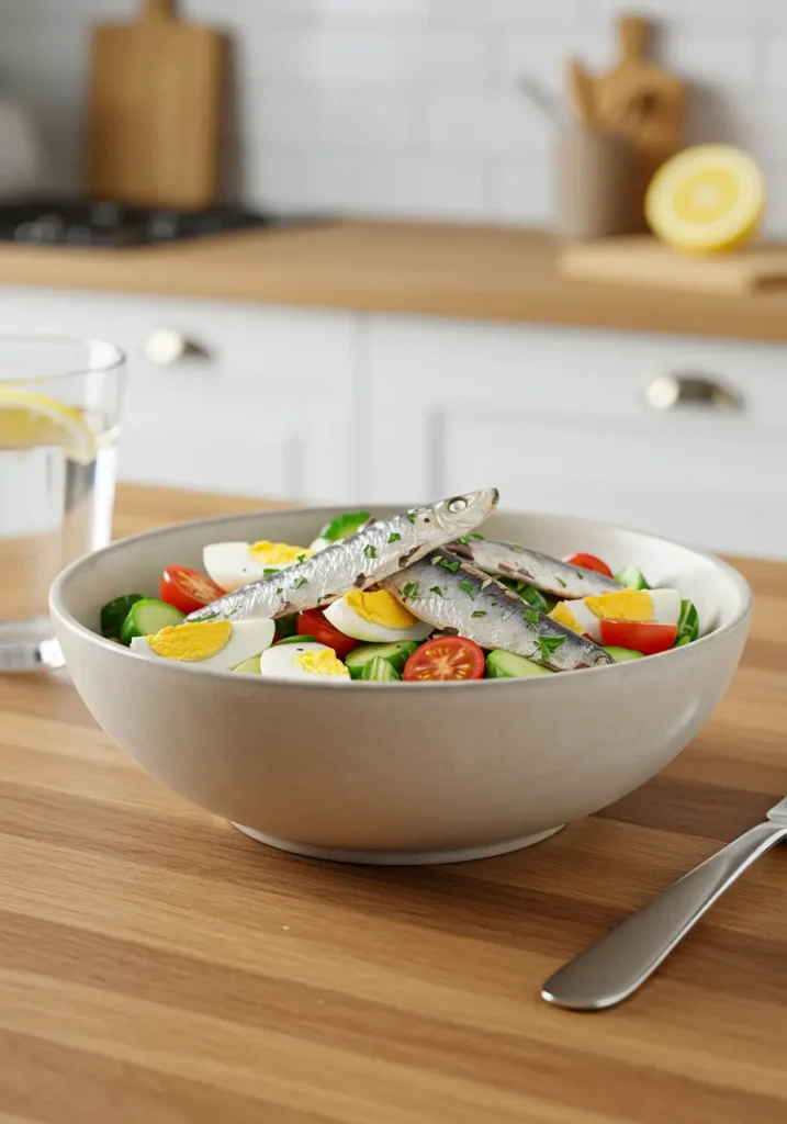 Salade de sardine en boîte