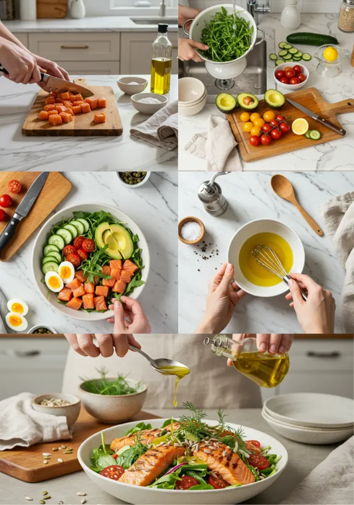Salade de saumon froid