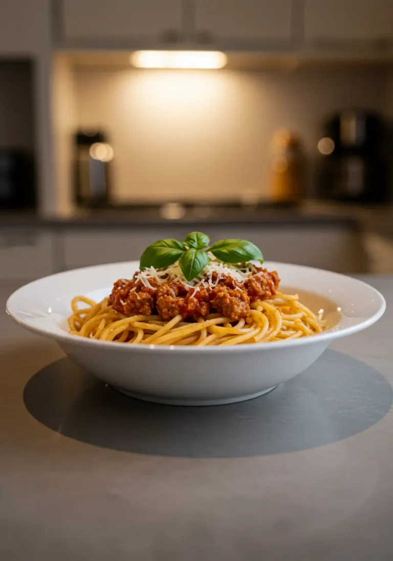 Spaghetti aux saucisses