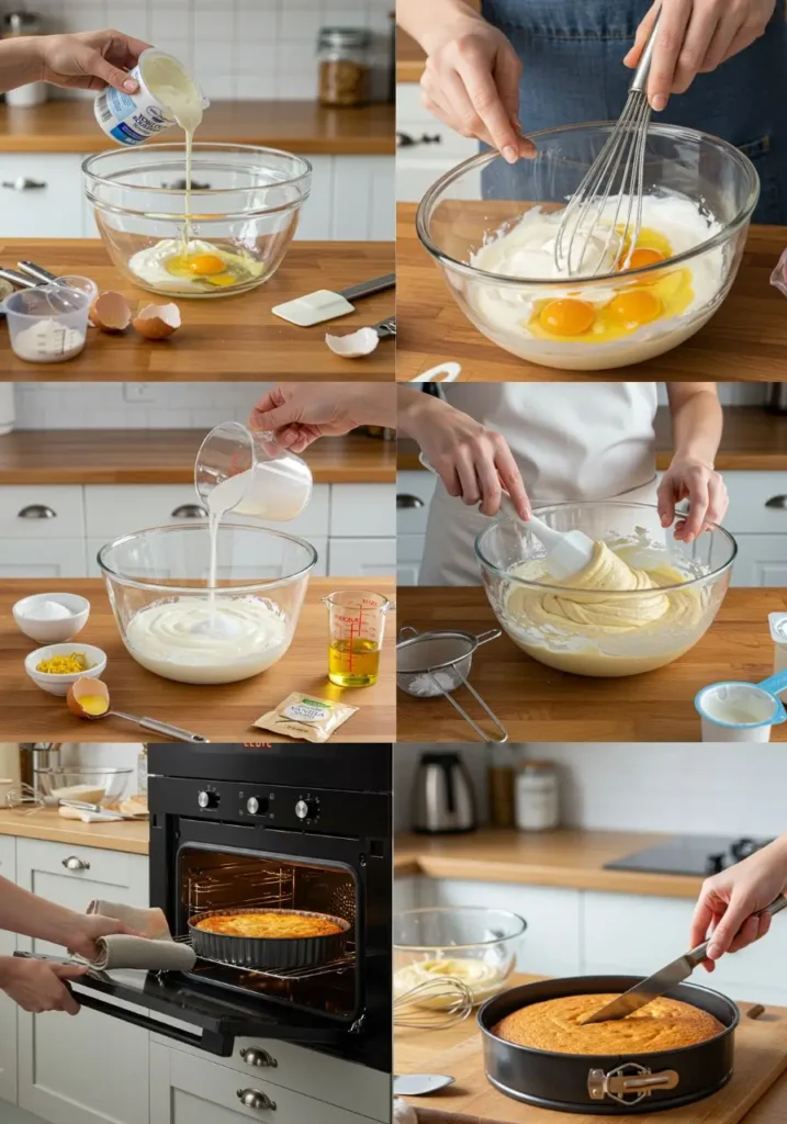 gateau sans levure au yaourt