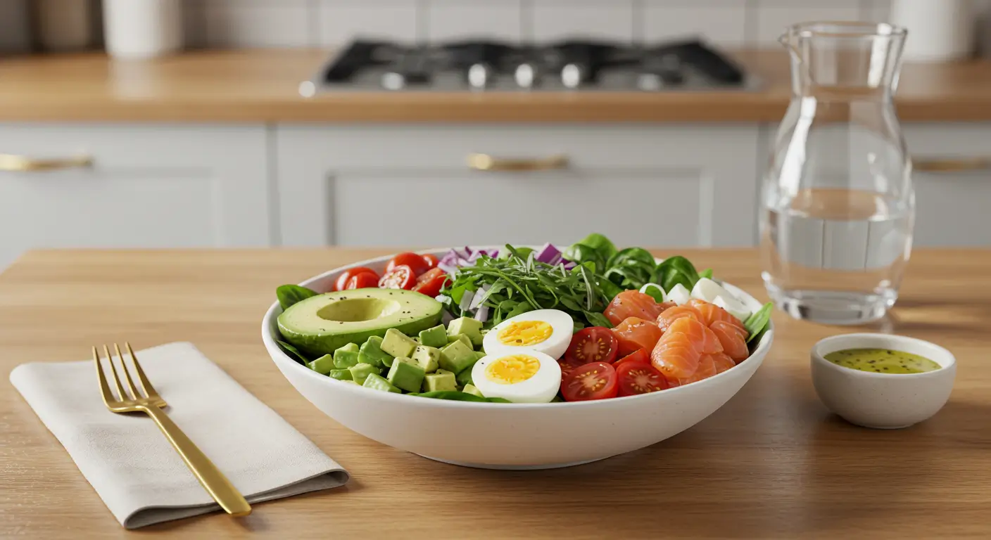 Salade de saumon froid