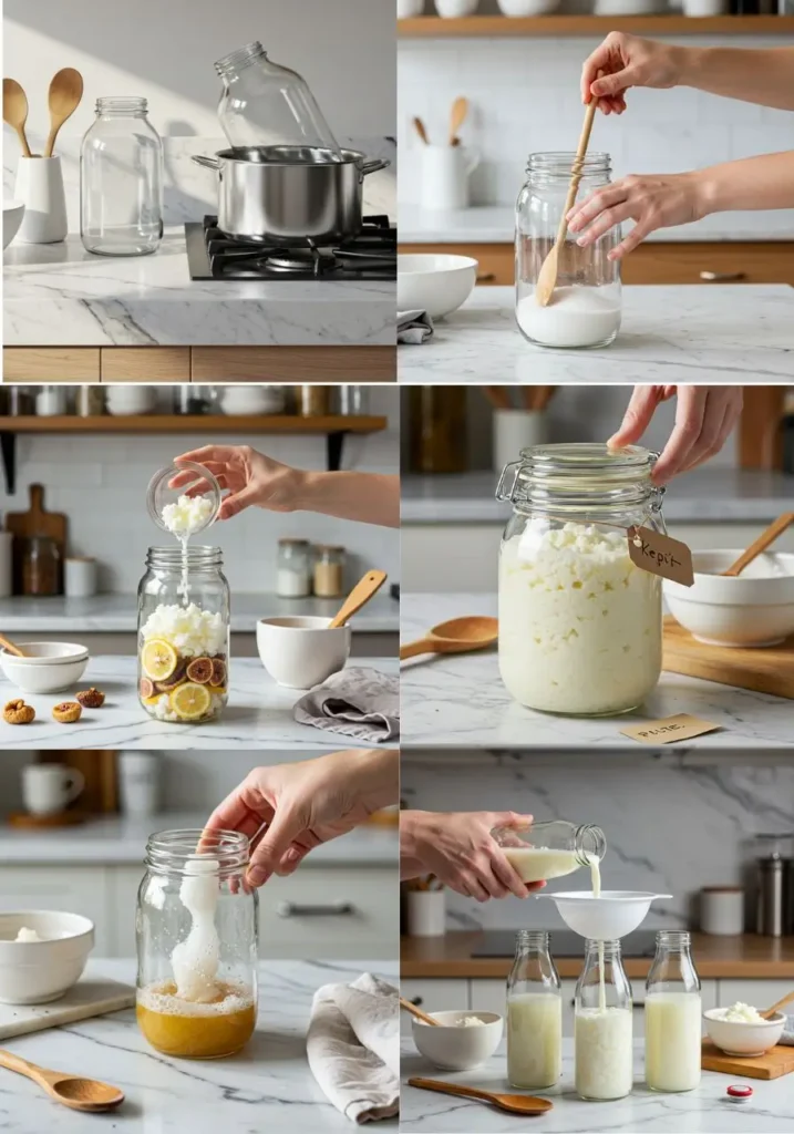 Recette du kéfir de fruits