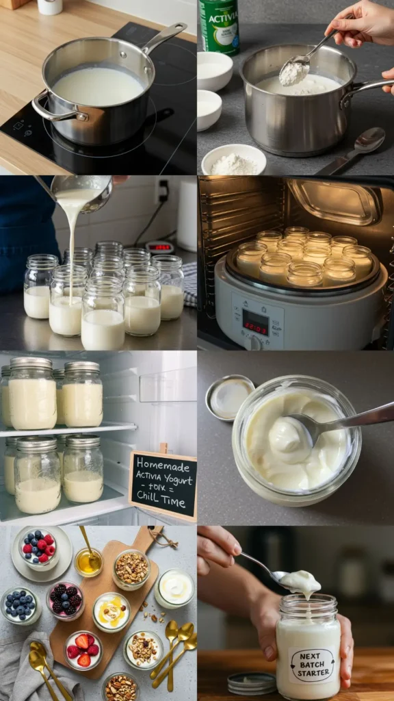 yaourt maison Activia