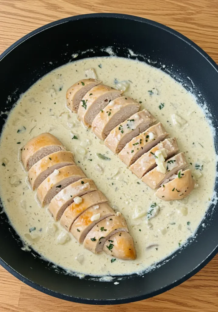 Recette de Blanc Poulet en Sauce