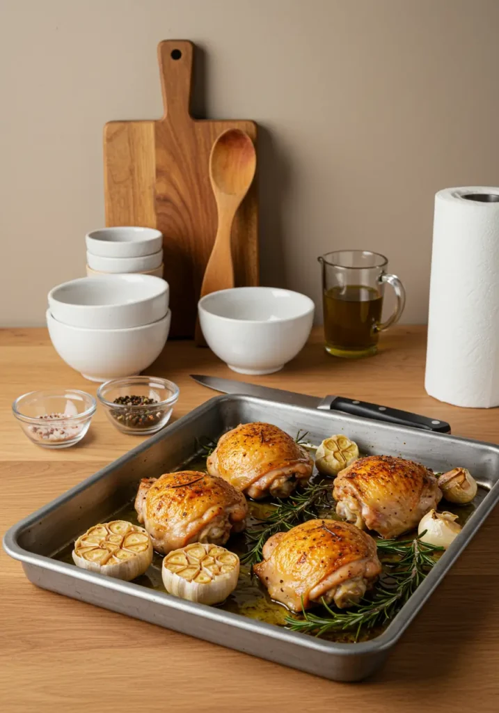 Cuisse de Poulet au Four