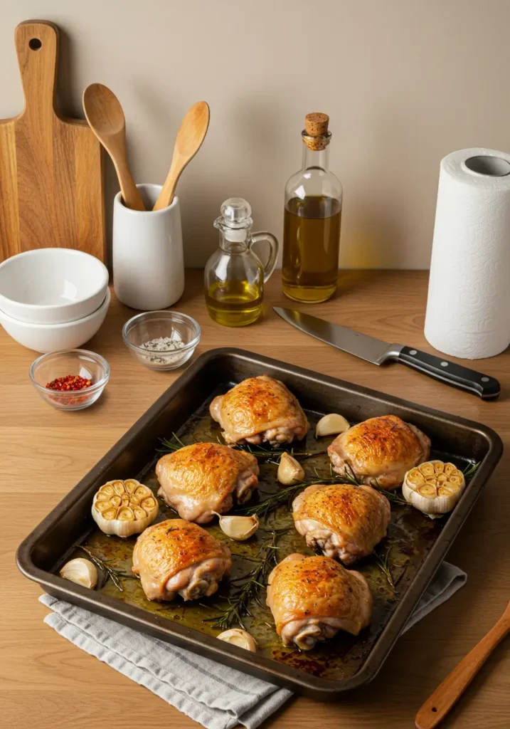Cuisse de Poulet au Four