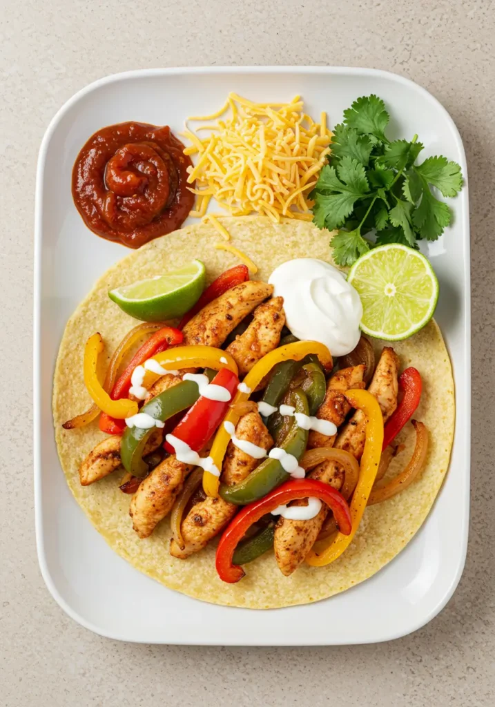 Recette Fajitas Poulet