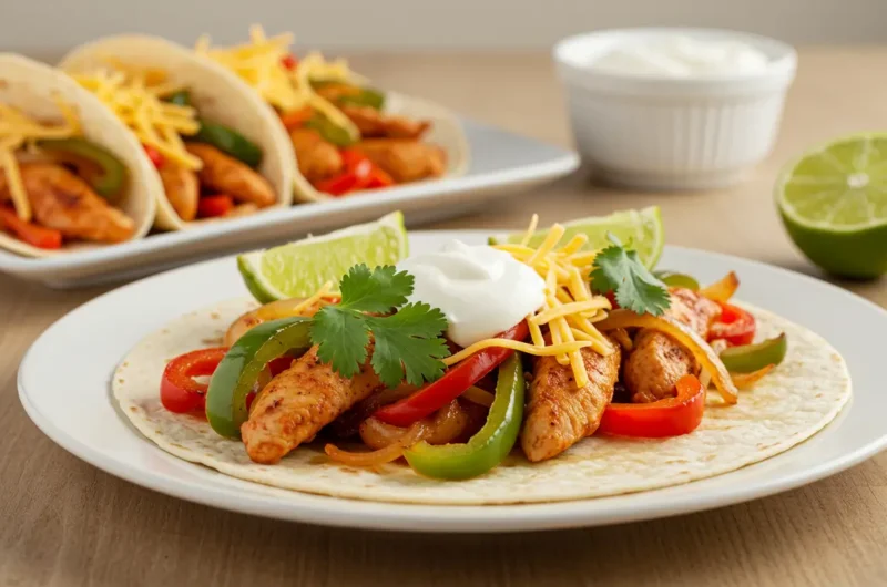 Recette Fajitas Poulet : 4 Étapes Faciles