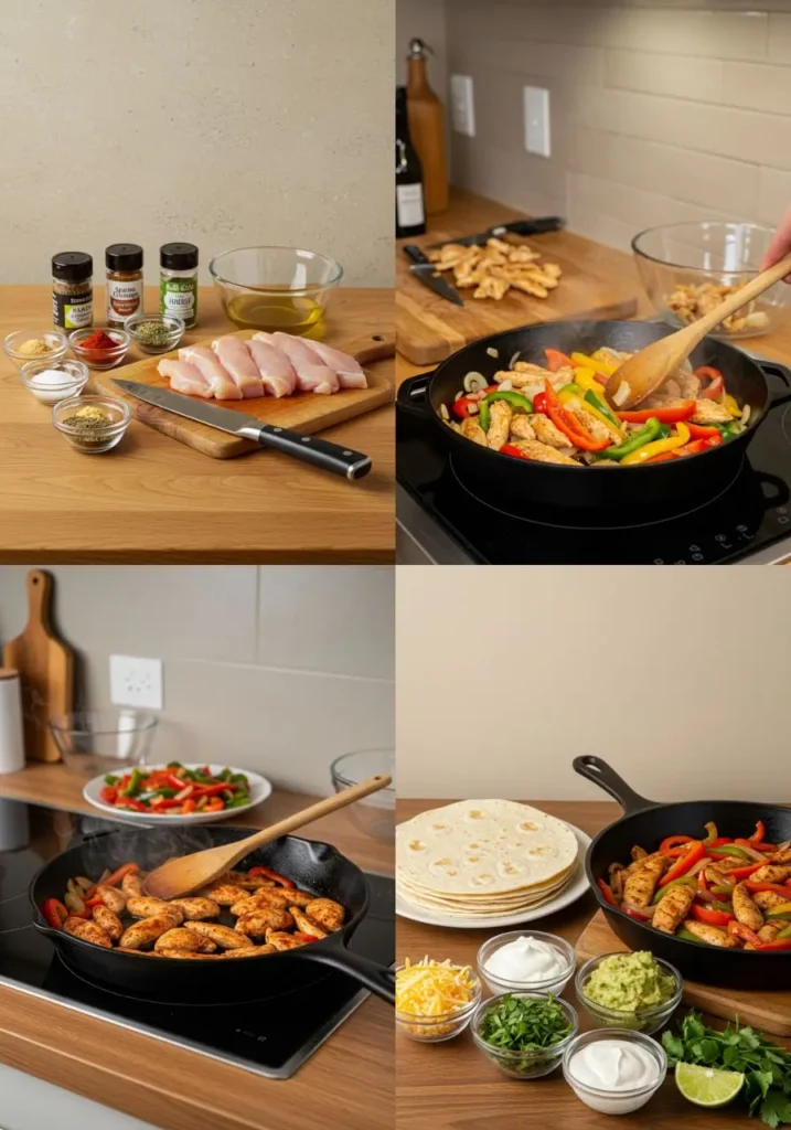 Recette Fajitas Poulet