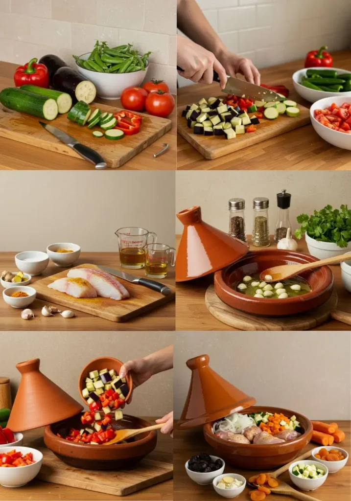 Tajine de Poisson aux Légumes