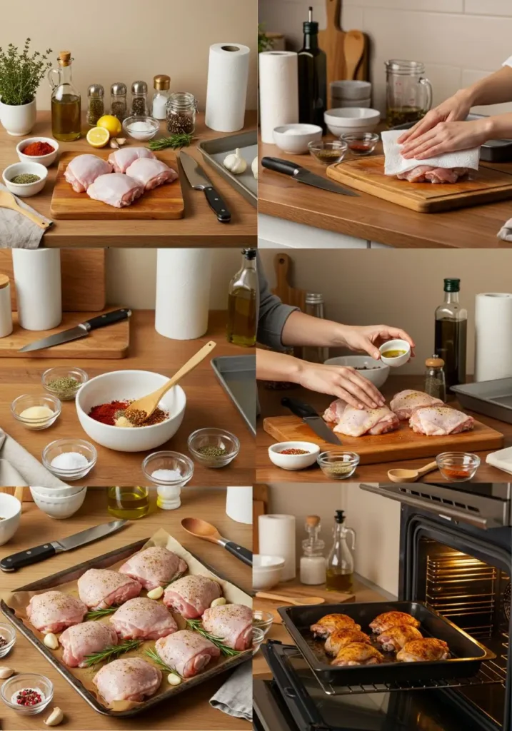 Cuisse de Poulet au Four