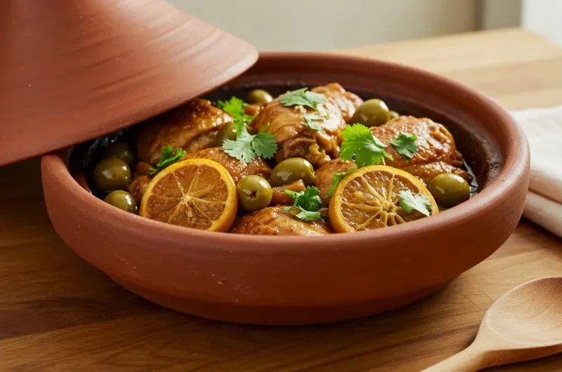 Recette tajine de dinde aux olives