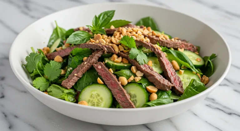 Salade d'émincé de bœuf
