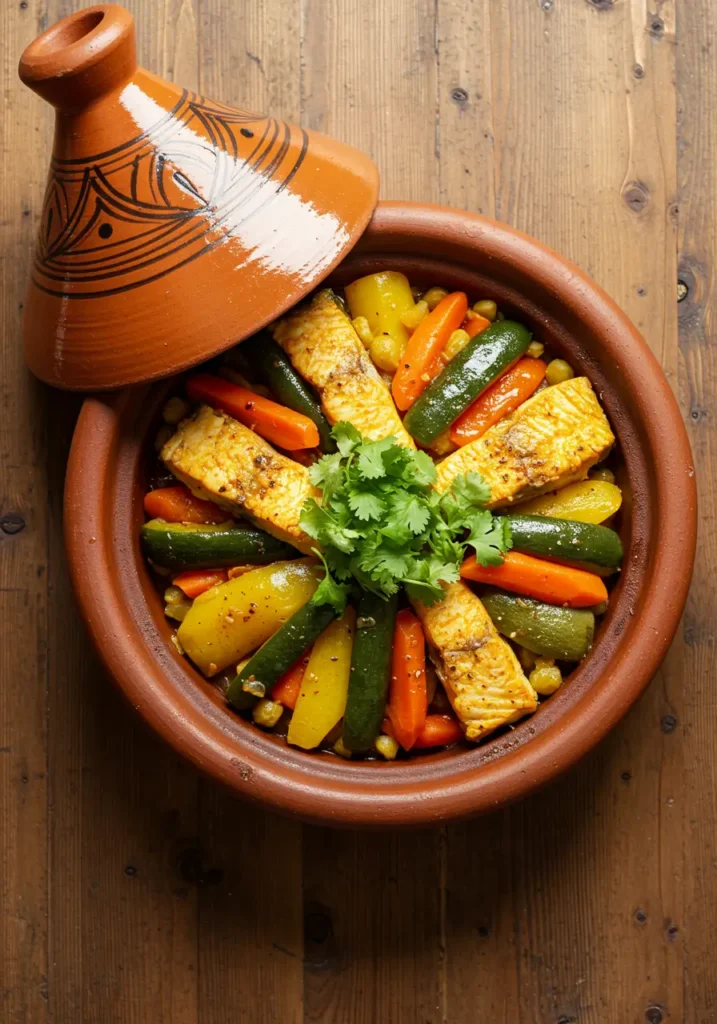 Tajine de Poisson aux Légumes