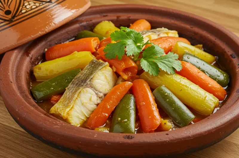 Recette Tajine de Poisson aux Légumes