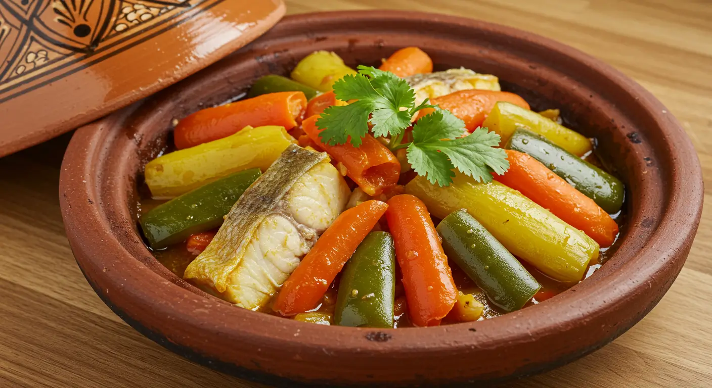 Tajine de Poisson aux Légumes