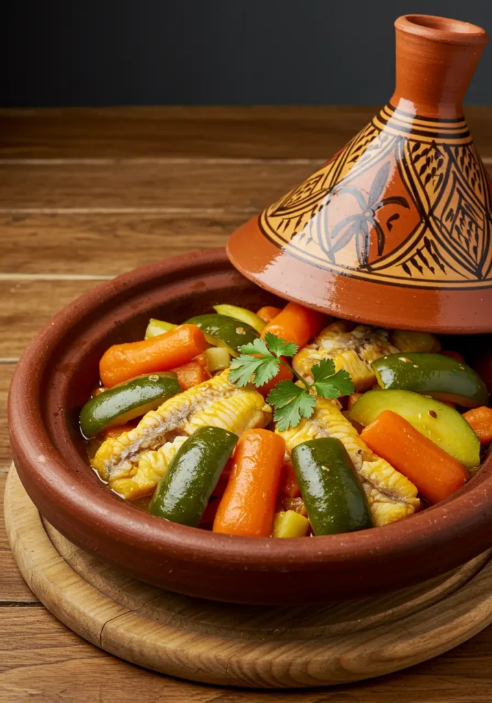 Tajine de Poisson aux Légumes