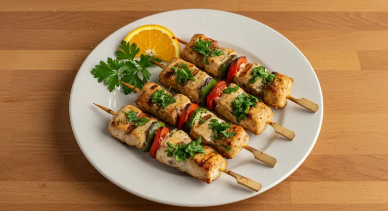 brochettes de poisson