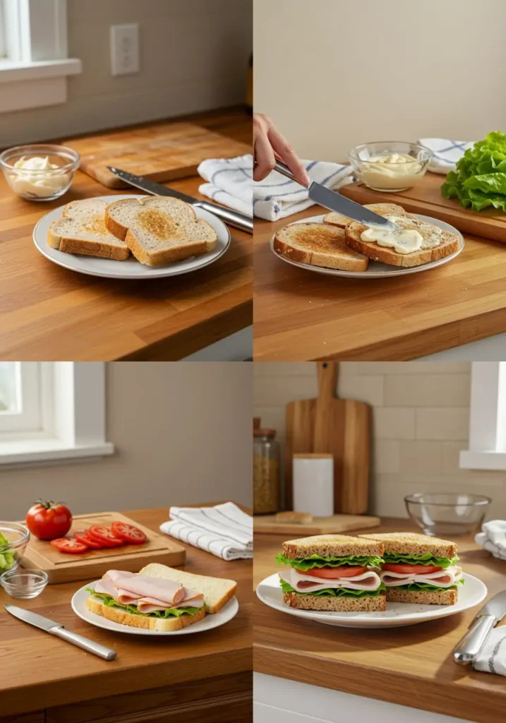sandwich à la dinde