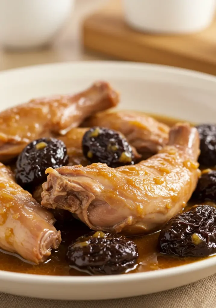 recette lapin aux pruneaux