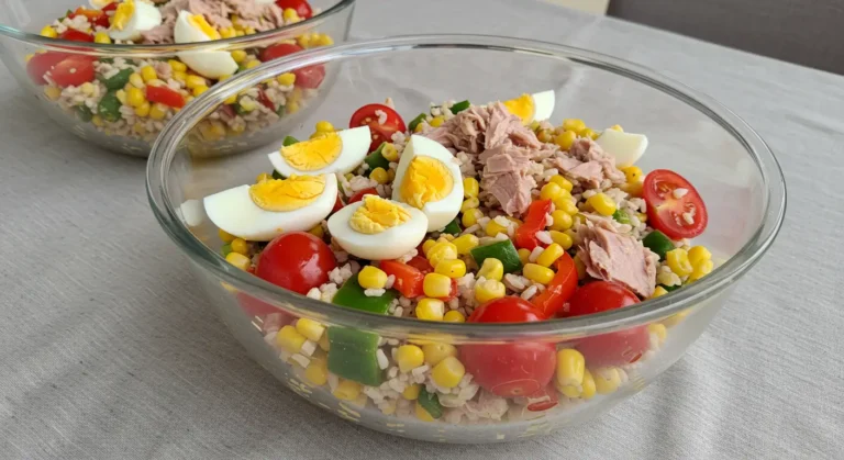 salade de riz froide