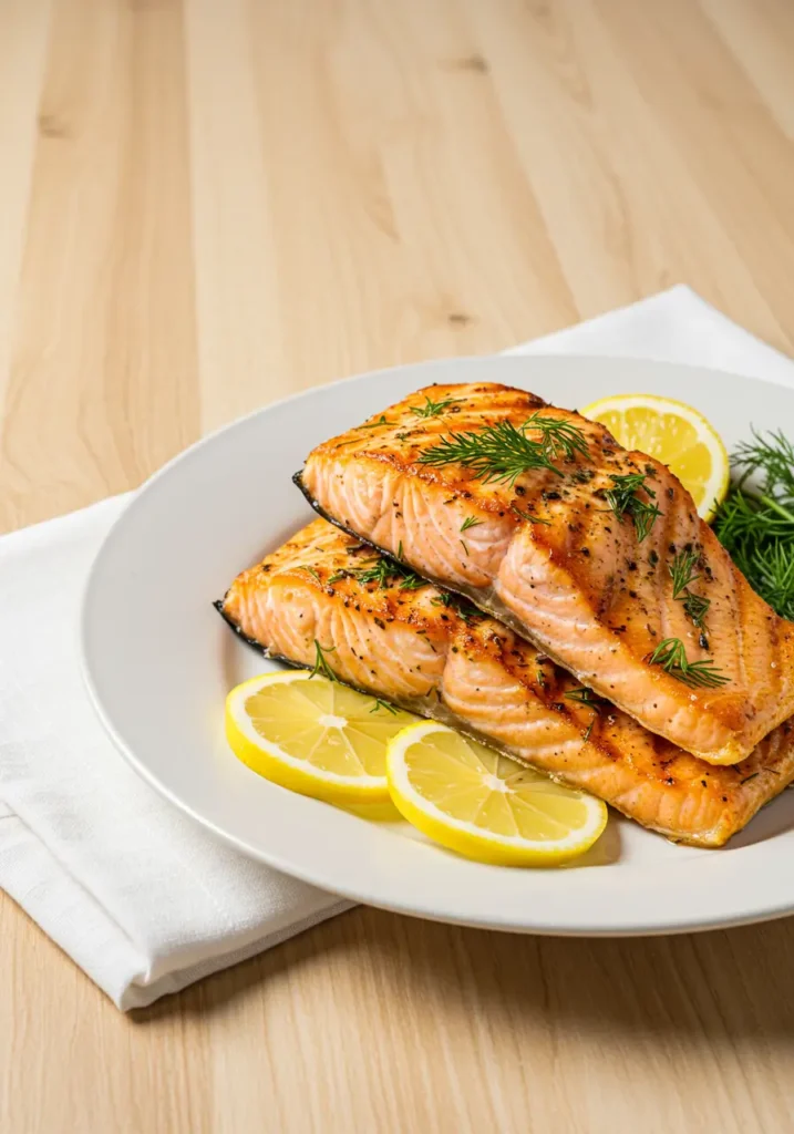 saumon grillé au four