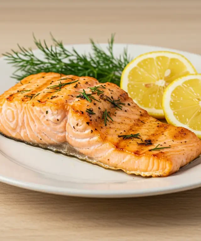saumon grillé au four