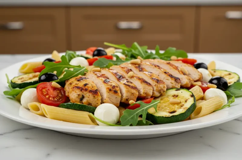 Salade de pâtes au poulet grillé : 4 étapes pour un plat parfait