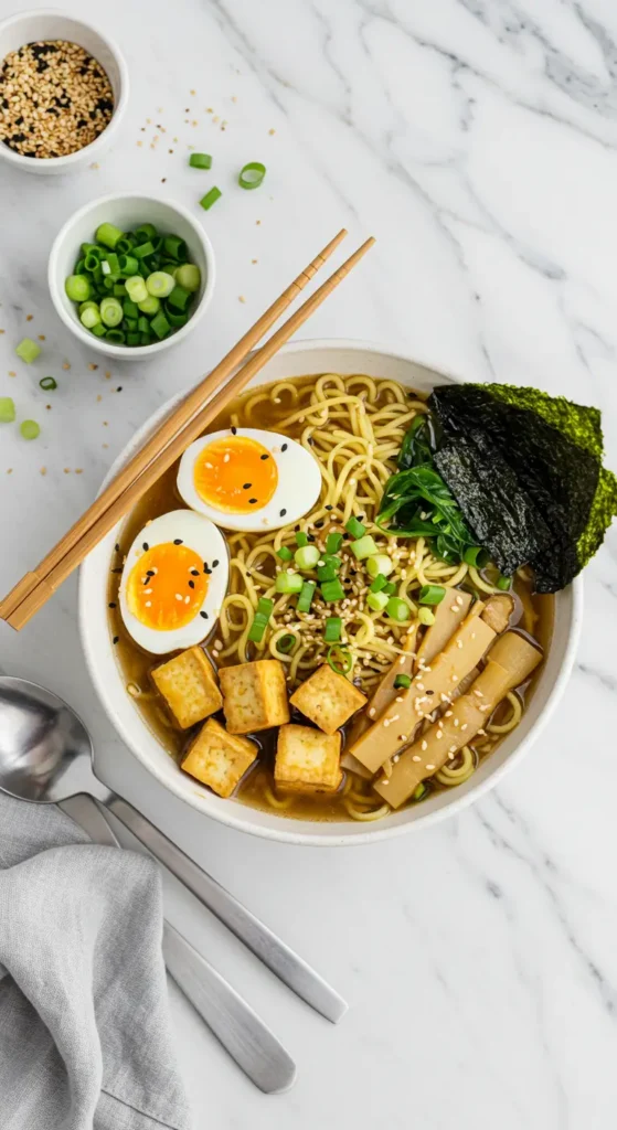 recette ramen végétarien