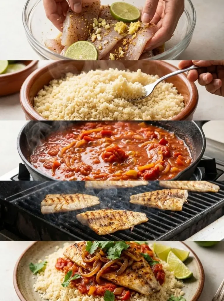 Recette Attiéké Poisson