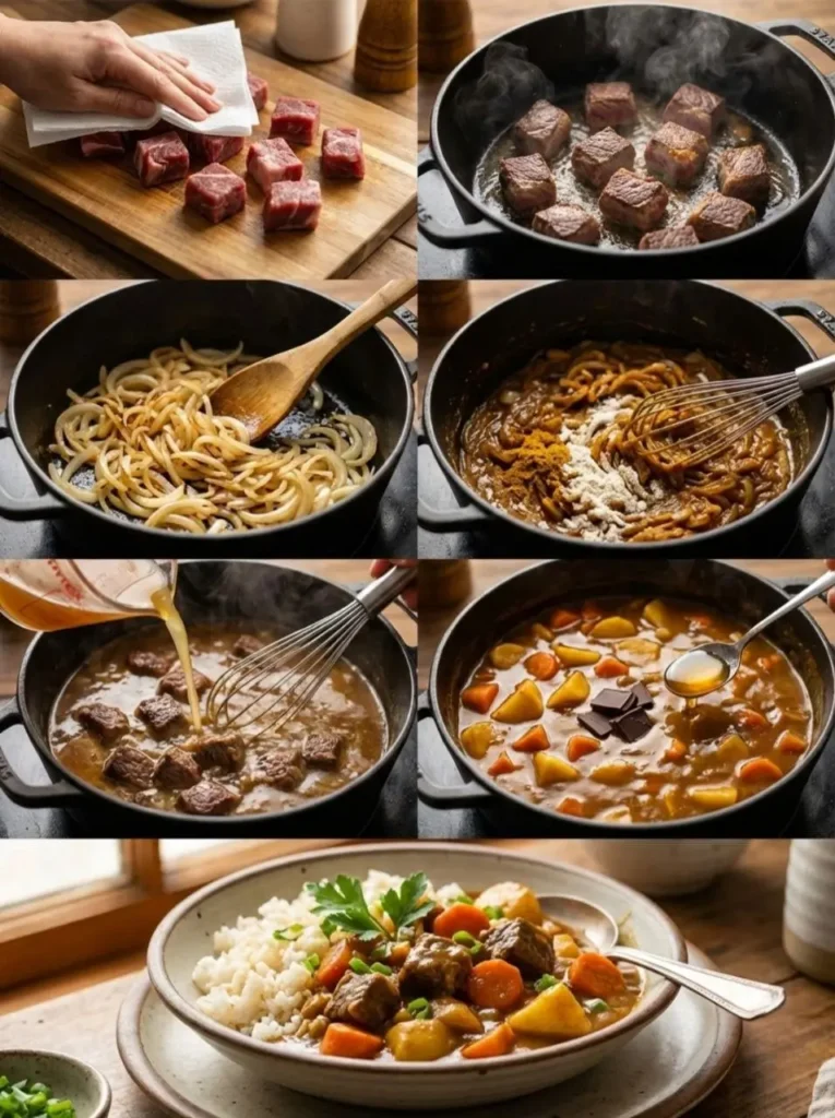 Recette curry japonais