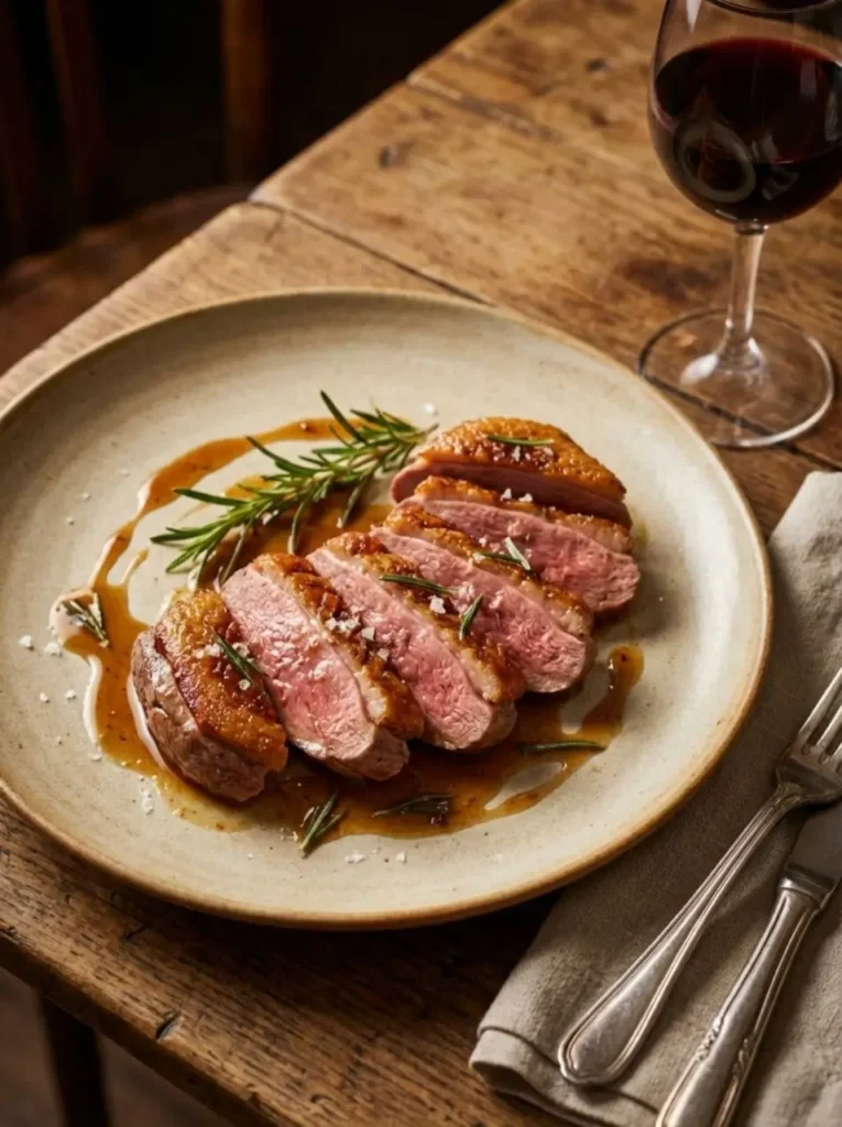 Recette magret de canard au romarin