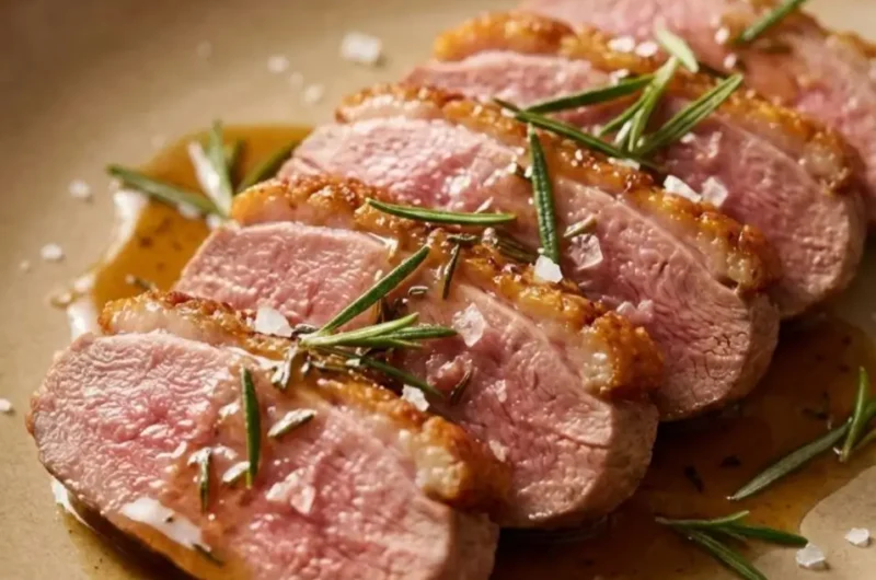 Recette magret de canard au romarin en 30 minutes chrono