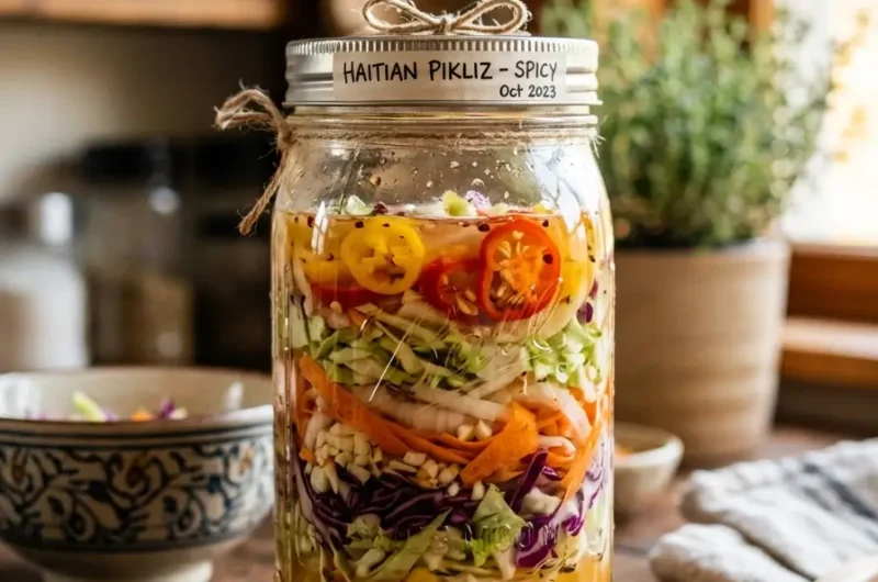 Recette pikliz rapide : 3 étapes, condiment parfait